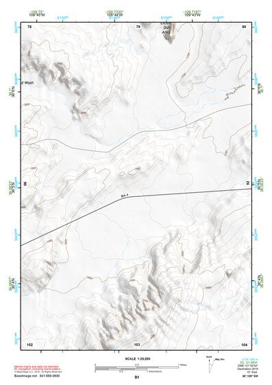 36109SW Page 91 Canyon De Chelly Topo Preview 1