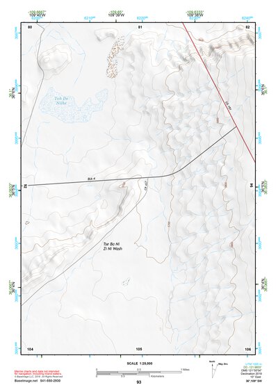 36109SW Page 93 Canyon De Chelly Topo Preview 1