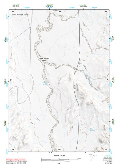 36109SW Page 95 Canyon De Chelly Topo Preview 1