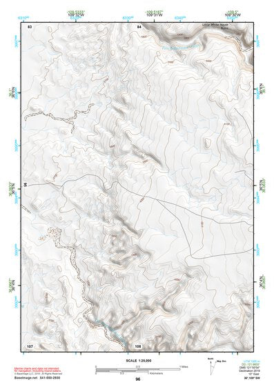 36109SW Page 96 Canyon De Chelly Topo Preview 1