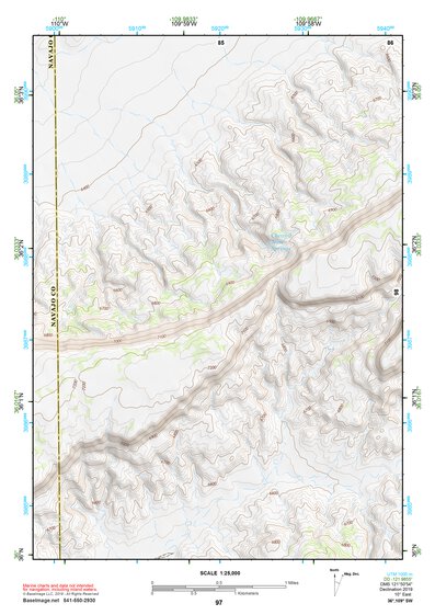 36109SW Page 97 Canyon De Chelly Topo Preview 1