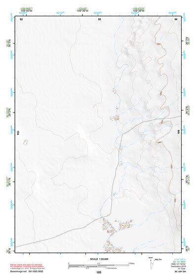 36109SW Page 105 Canyon De Chelly Topo Preview 1