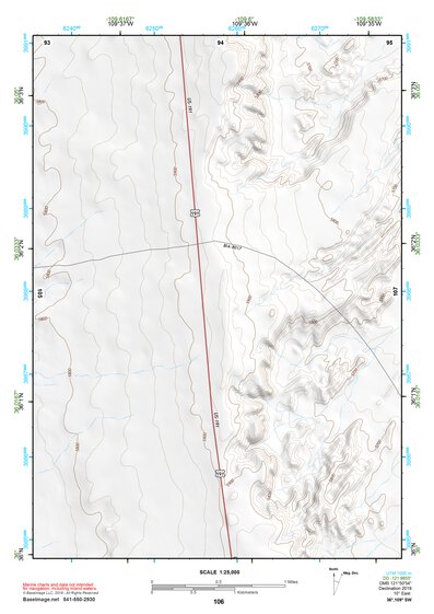36109SW Page 106 Canyon De Chelly Topo Preview 1