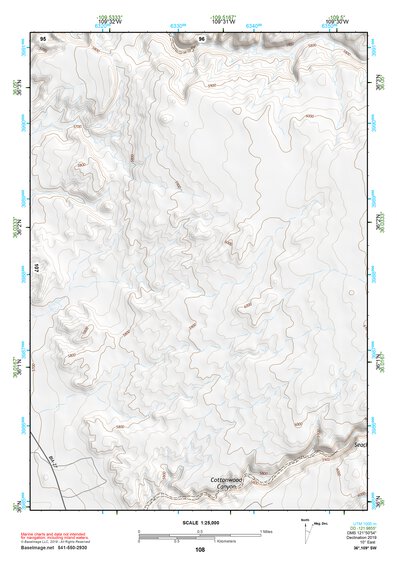 36109SW Page 108 Canyon De Chelly Topo Preview 1