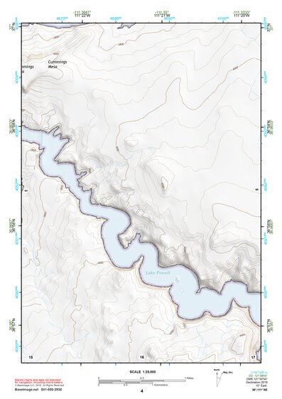 36111NE Page 4 Glen Canyon Dam Topo Preview 1