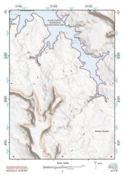 36111NE Page 7 Glen Canyon Dam Topo Preview 1