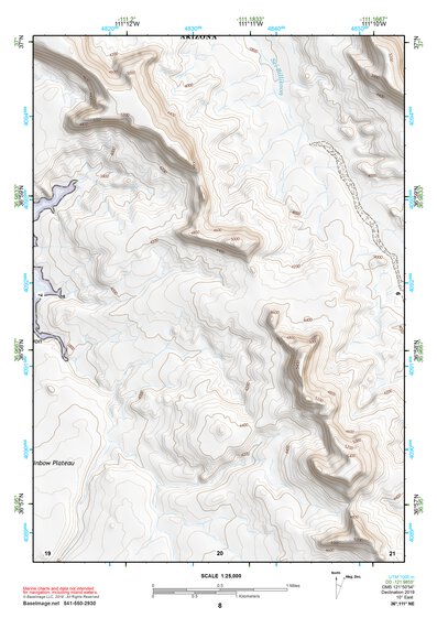 36111NE Page 8 Glen Canyon Dam Topo Preview 1