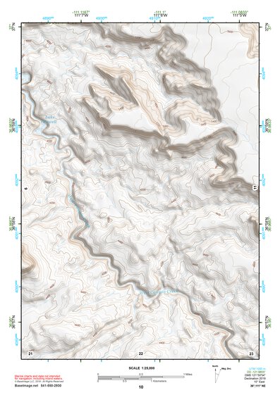 36111NE Page 10 Glen Canyon Dam Topo Preview 1