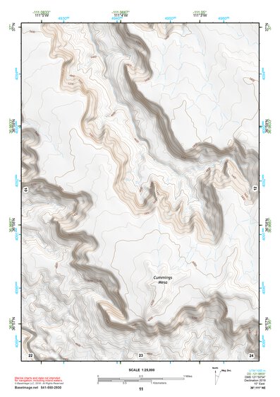 36111NE Page 11 Glen Canyon Dam Topo Preview 1