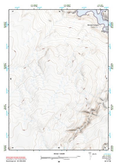 36111NE Page 30 Glen Canyon Dam Topo Preview 1