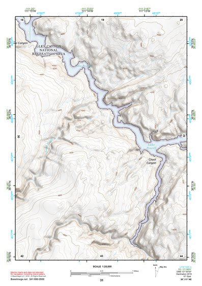 36111NE Page 31 Glen Canyon Dam Topo Preview 1