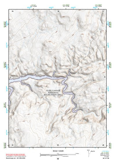 36111NE Page 32 Glen Canyon Dam Topo Preview 1