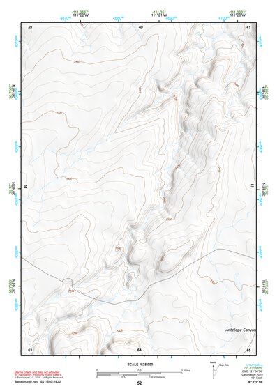 36111NE Page 52 Glen Canyon Dam Topo Preview 1
