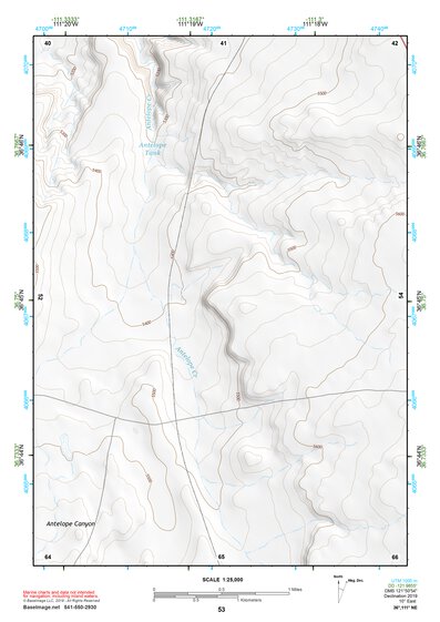 36111NE Page 53 Glen Canyon Dam Topo Preview 1