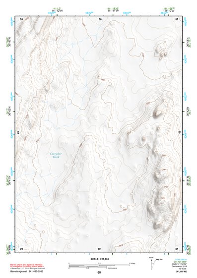 36111NE Page 68 Glen Canyon Dam Topo Preview 1