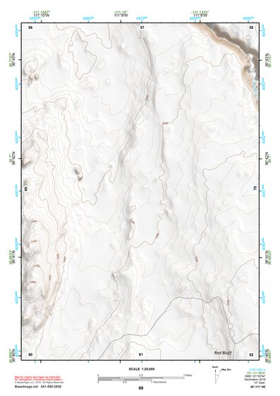 36111NE Page 69 Glen Canyon Dam Topo Preview 1