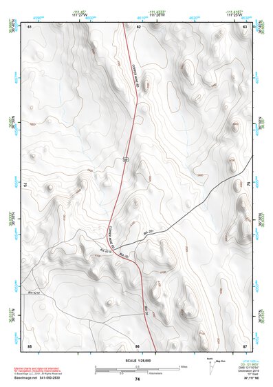 36111NE Page 74 Glen Canyon Dam Topo Preview 1