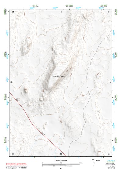 36111NE Page 80 Glen Canyon Dam Topo Preview 1