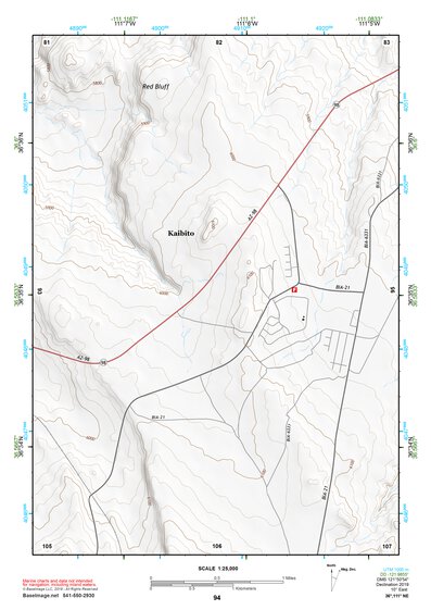 36111NE Page 94 Glen Canyon Dam Topo Preview 1