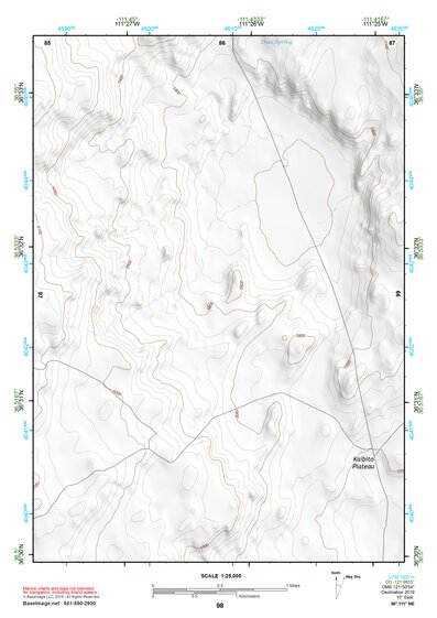 36111NE Page 98 Glen Canyon Dam Topo Preview 1