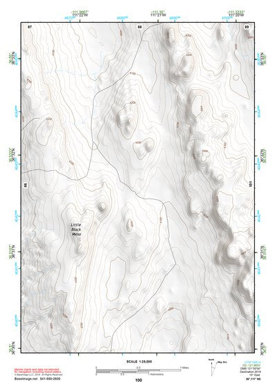 36111NE Page 100 Glen Canyon Dam Topo Preview 1