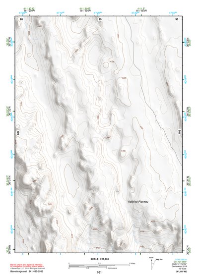 36111NE Page 101 Glen Canyon Dam Topo Preview 1