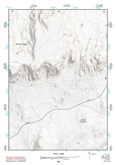 36111NE Page 104 Glen Canyon Dam Topo Preview 1