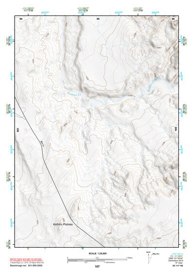 36111NE Page 107 Glen Canyon Dam Topo Preview 1