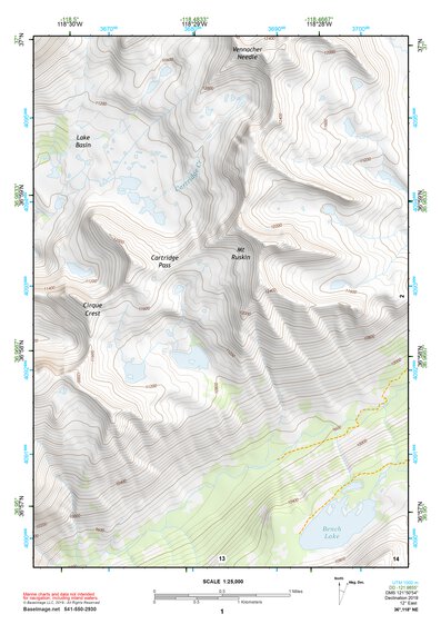 36118NE Page 1 Mount Whitney Topo Preview 1
