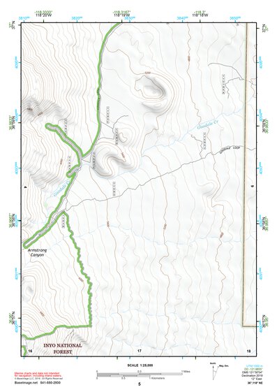 36118NE Page 5 Mount Whitney Topo Preview 1