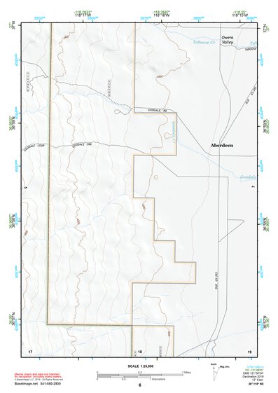 36118NE Page 6 Mount Whitney Topo Preview 1