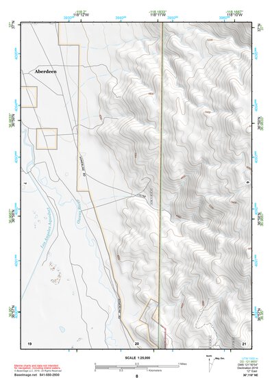 36118NE Page 8 Mount Whitney Topo Preview 1