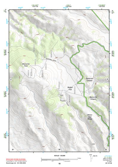 36118NE Page 10 Mount Whitney Topo Preview 1