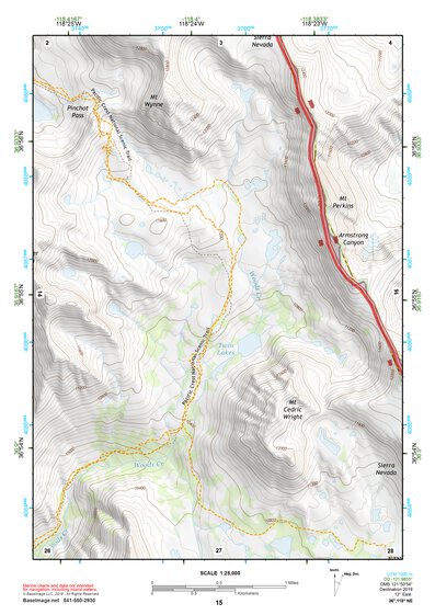 36118NE Page 15 Mount Whitney Topo Preview 1