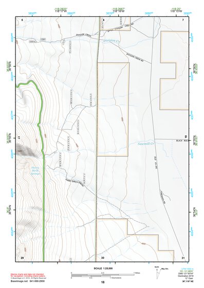 36118NE Page 18 Mount Whitney Topo Preview 1