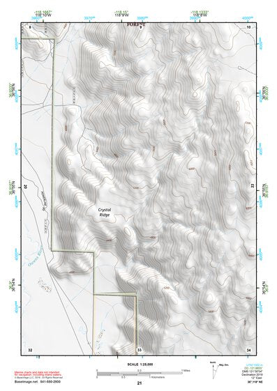 36118NE Page 21 Mount Whitney Topo Preview 1