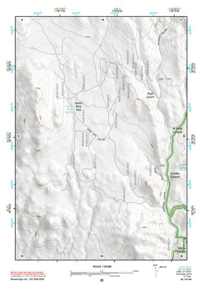 36118NE Page 22 Mount Whitney Topo Preview 1