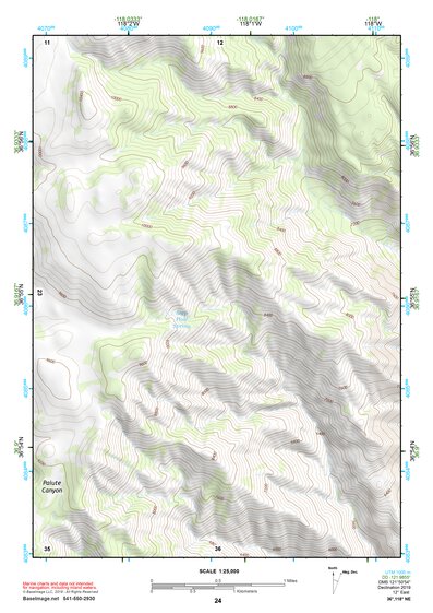 36118NE Page 24 Mount Whitney Topo Preview 1
