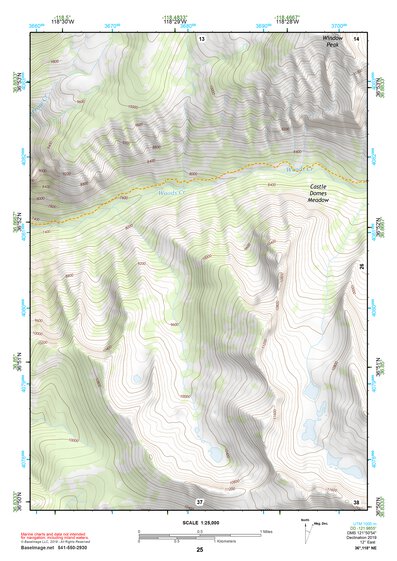 36118NE Page 25 Mount Whitney Topo Preview 1