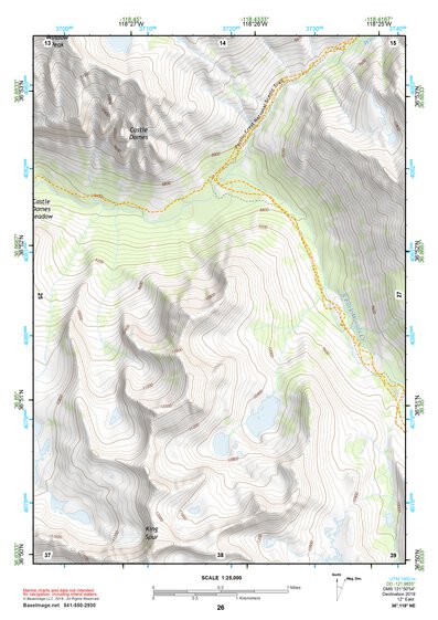 36118NE Page 26 Mount Whitney Topo Preview 1
