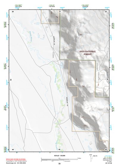 36118NE Page 33 Mount Whitney Topo Preview 1