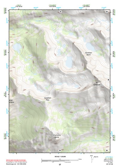 36118NE Page 37 Mount Whitney Topo Preview 1