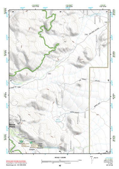 36118NE Page 42 Mount Whitney Topo Preview 1