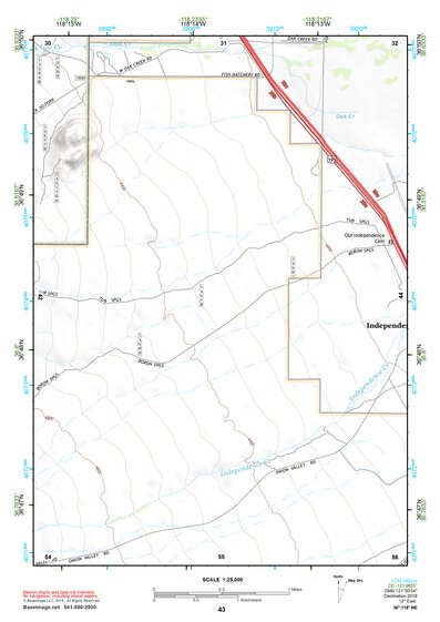 36118NE Page 43 Mount Whitney Topo Preview 1