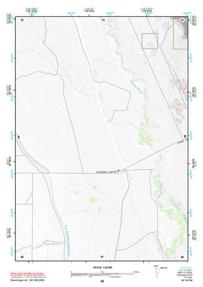 36118NE Page 45 Mount Whitney Topo Preview 1
