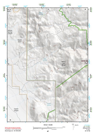 36118NE Page 47 Mount Whitney Topo Preview 1