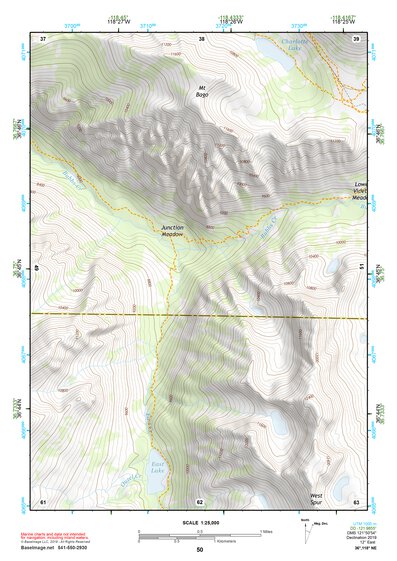 36118NE Page 50 Mount Whitney Topo Preview 1