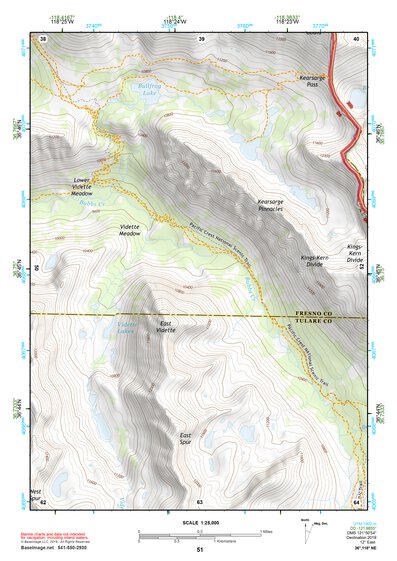 36118NE Page 51 Mount Whitney Topo Preview 1