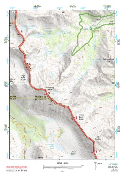 36118NE Page 52 Mount Whitney Topo Preview 1