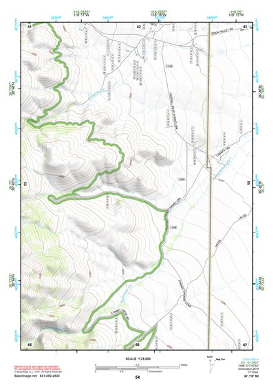 36118NE Page 54 Mount Whitney Topo Preview 1